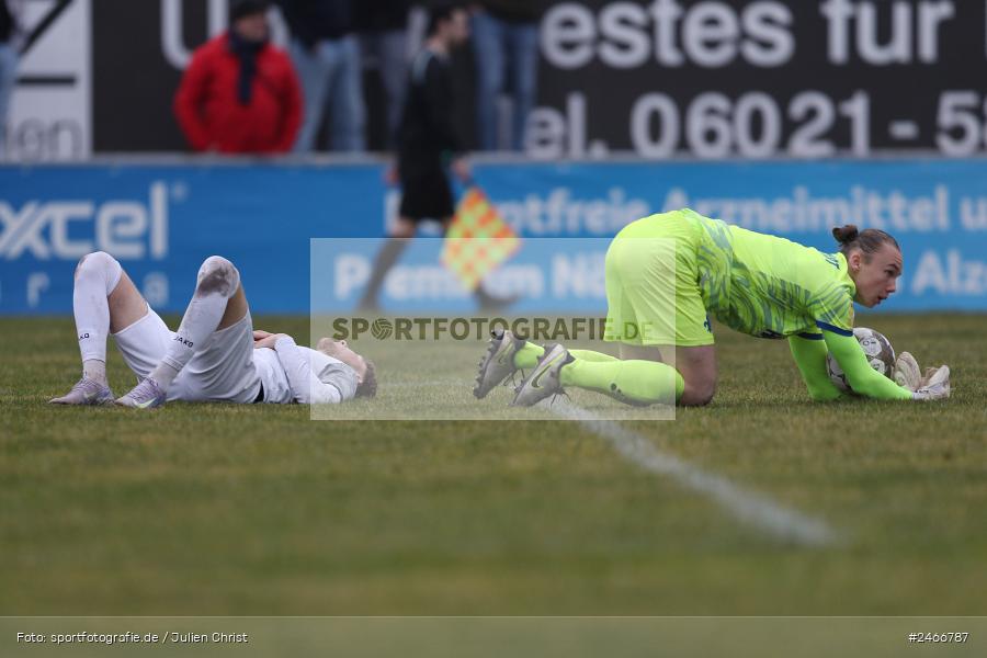 Mairec-Arena, Alzenau, 22.02.2025, sport, action, HFV, Fussball, Lotto Hessenliga, SVD, FCB, SV Darmstadt 98 (U21), FC Bayern Alzenau - Bild-ID: 2466787