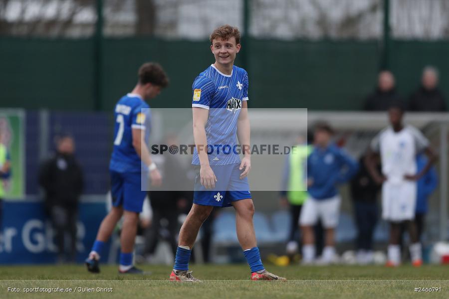 Mairec-Arena, Alzenau, 22.02.2025, sport, action, HFV, Fussball, Lotto Hessenliga, SVD, FCB, SV Darmstadt 98 (U21), FC Bayern Alzenau - Bild-ID: 2466791