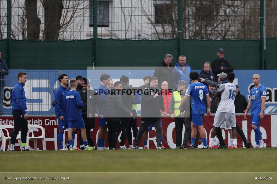 Mairec-Arena, Alzenau, 22.02.2025, sport, action, HFV, Fussball, Lotto Hessenliga, SVD, FCB, SV Darmstadt 98 (U21), FC Bayern Alzenau - Bild-ID: 2466794