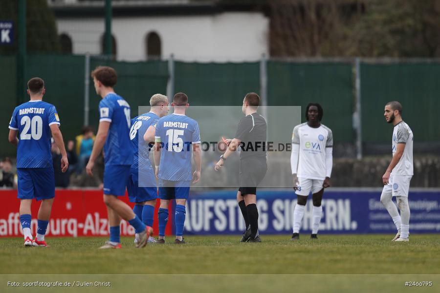 Mairec-Arena, Alzenau, 22.02.2025, sport, action, HFV, Fussball, Lotto Hessenliga, SVD, FCB, SV Darmstadt 98 (U21), FC Bayern Alzenau - Bild-ID: 2466795