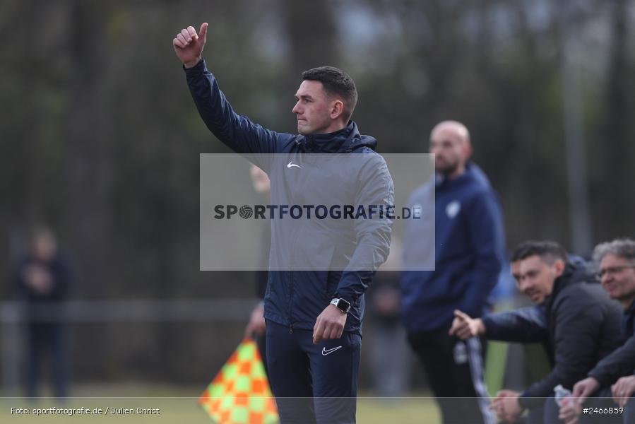 sport, action, TSV Schott Mainz, TSV, Sportgelände am Schönbusch, SVA, SV Viktoria Aschaffenburg, Regionalliga Bayern, Oberliga Rheinland-Pfalz Saar, Fussball, BFV, Aschaffenburg, 22.02.2025 - Bild-ID: 2466859