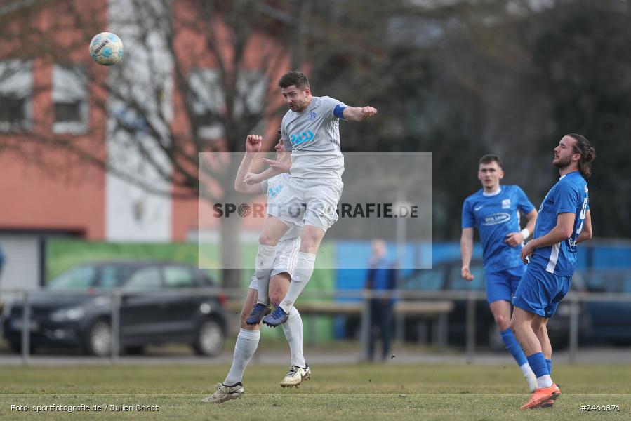 sport, action, TSV Schott Mainz, TSV, Sportgelände am Schönbusch, SVA, SV Viktoria Aschaffenburg, Regionalliga Bayern, Oberliga Rheinland-Pfalz Saar, Fussball, BFV, Aschaffenburg, 22.02.2025 - Bild-ID: 2466876