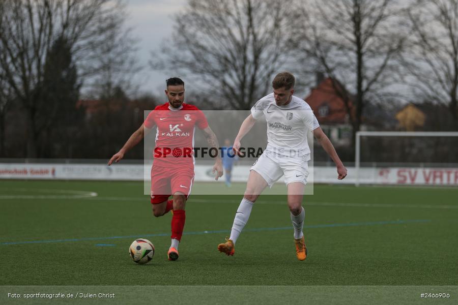 sport, action, TSV Karlburg, TSV, Sportgelände am Schönbusch, SVV, SV Vatan Spor Aschaffenburg, Landesliga Nordwest, Fussball, Bayernliga Nord, BFV, Aschaffenburg, 22.02.2025 - Bild-ID: 2466906