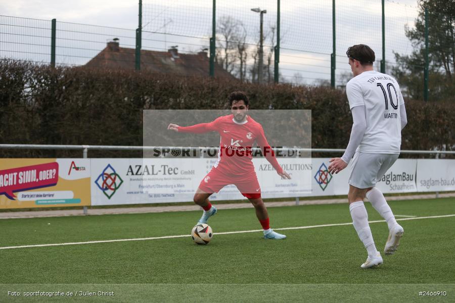 sport, action, TSV Karlburg, TSV, Sportgelände am Schönbusch, SVV, SV Vatan Spor Aschaffenburg, Landesliga Nordwest, Fussball, Bayernliga Nord, BFV, Aschaffenburg, 22.02.2025 - Bild-ID: 2466910