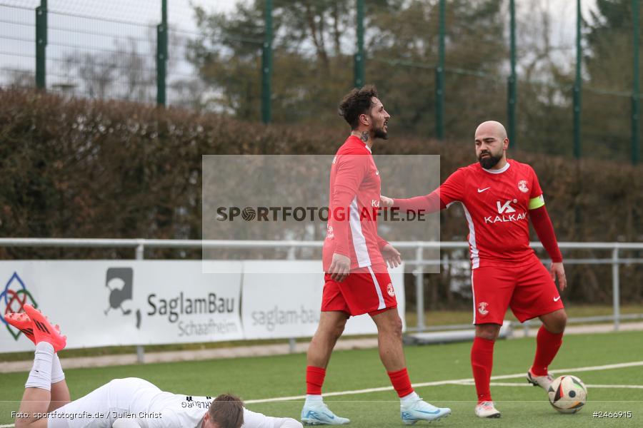 sport, action, TSV Karlburg, TSV, Sportgelände am Schönbusch, SVV, SV Vatan Spor Aschaffenburg, Landesliga Nordwest, Fussball, Bayernliga Nord, BFV, Aschaffenburg, 22.02.2025 - Bild-ID: 2466915