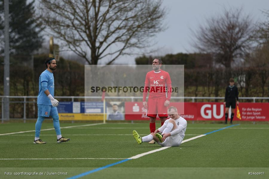 sport, action, TSV Karlburg, TSV, Sportgelände am Schönbusch, SVV, SV Vatan Spor Aschaffenburg, Landesliga Nordwest, Fussball, Bayernliga Nord, BFV, Aschaffenburg, 22.02.2025 - Bild-ID: 2466917