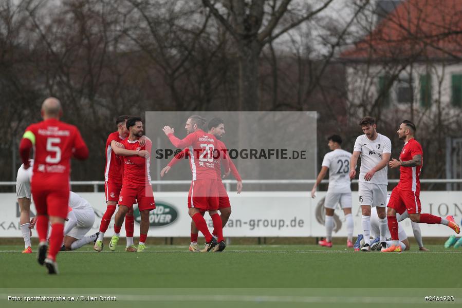 sport, action, TSV Karlburg, TSV, Sportgelände am Schönbusch, SVV, SV Vatan Spor Aschaffenburg, Landesliga Nordwest, Fussball, Bayernliga Nord, BFV, Aschaffenburg, 22.02.2025 - Bild-ID: 2466920