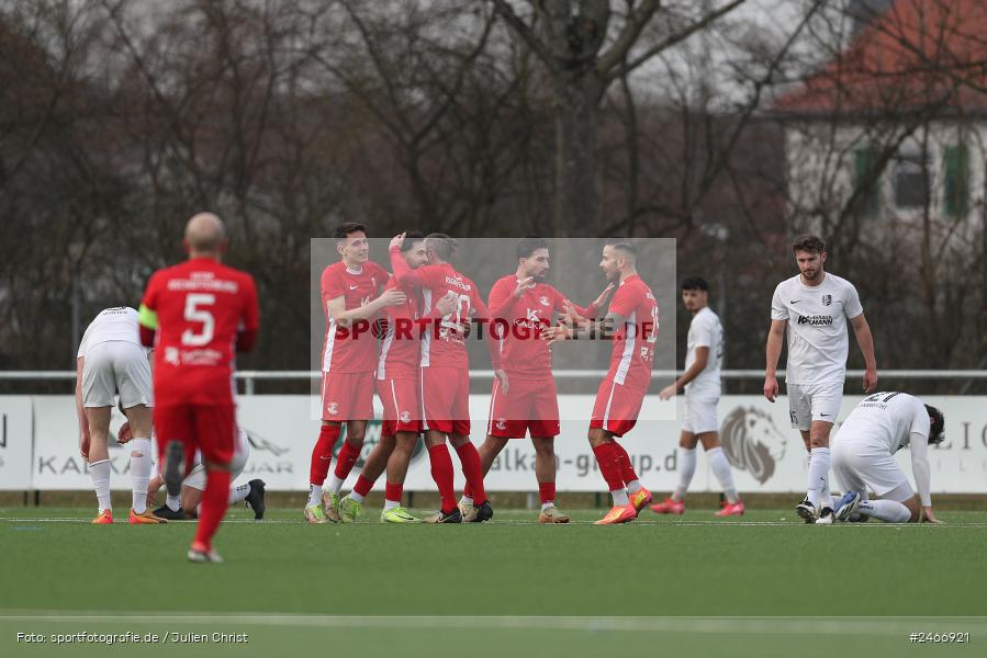 sport, action, TSV Karlburg, TSV, Sportgelände am Schönbusch, SVV, SV Vatan Spor Aschaffenburg, Landesliga Nordwest, Fussball, Bayernliga Nord, BFV, Aschaffenburg, 22.02.2025 - Bild-ID: 2466921