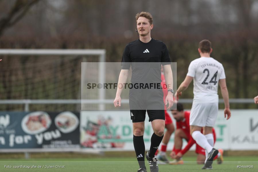 sport, action, TSV Karlburg, TSV, Sportgelände am Schönbusch, SVV, SV Vatan Spor Aschaffenburg, Landesliga Nordwest, Fussball, Bayernliga Nord, BFV, Aschaffenburg, 22.02.2025 - Bild-ID: 2466938