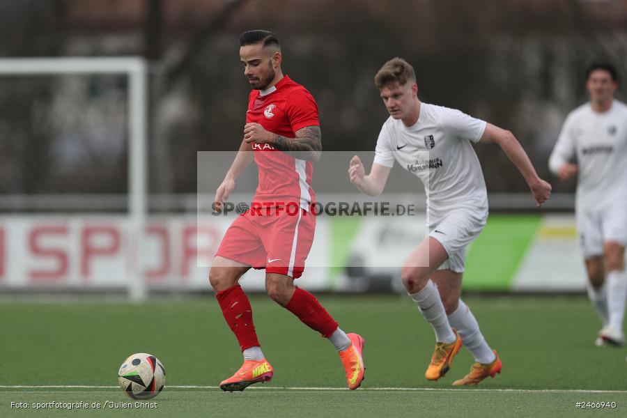 sport, action, TSV Karlburg, TSV, Sportgelände am Schönbusch, SVV, SV Vatan Spor Aschaffenburg, Landesliga Nordwest, Fussball, Bayernliga Nord, BFV, Aschaffenburg, 22.02.2025 - Bild-ID: 2466940