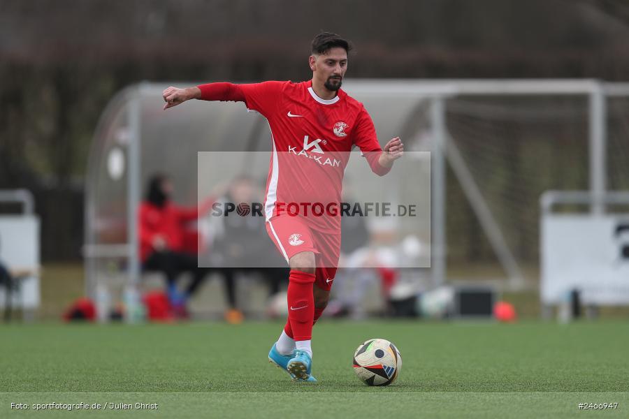sport, action, TSV Karlburg, TSV, Sportgelände am Schönbusch, SVV, SV Vatan Spor Aschaffenburg, Landesliga Nordwest, Fussball, Bayernliga Nord, BFV, Aschaffenburg, 22.02.2025 - Bild-ID: 2466947