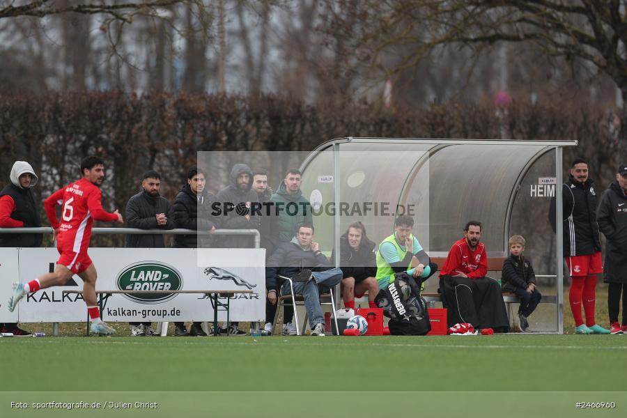 sport, action, TSV Karlburg, TSV, Sportgelände am Schönbusch, SVV, SV Vatan Spor Aschaffenburg, Landesliga Nordwest, Fussball, Bayernliga Nord, BFV, Aschaffenburg, 22.02.2025 - Bild-ID: 2466960
