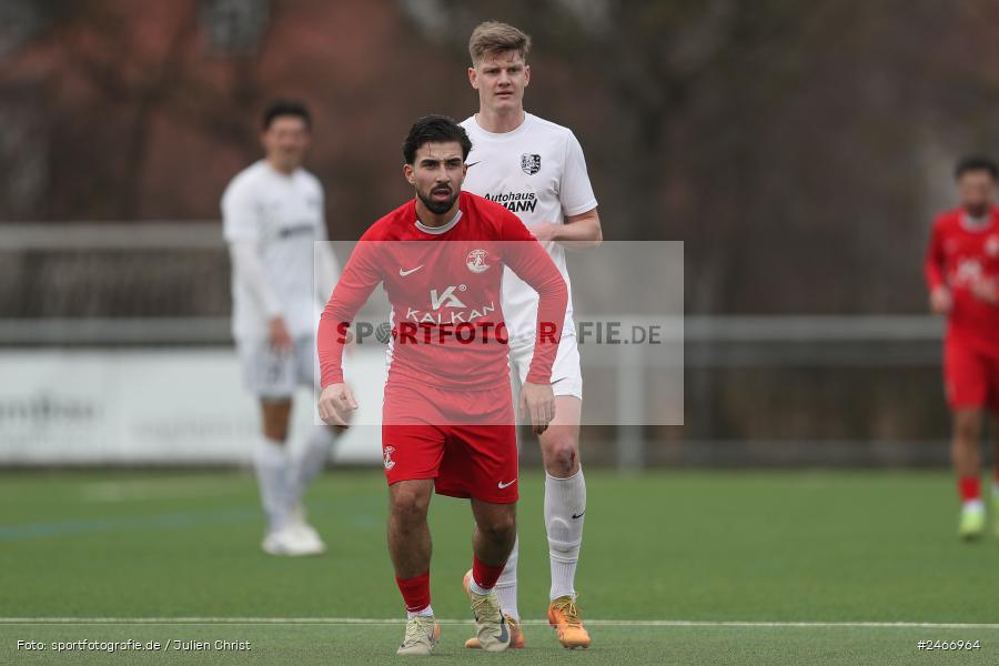 sport, action, TSV Karlburg, TSV, Sportgelände am Schönbusch, SVV, SV Vatan Spor Aschaffenburg, Landesliga Nordwest, Fussball, Bayernliga Nord, BFV, Aschaffenburg, 22.02.2025 - Bild-ID: 2466964