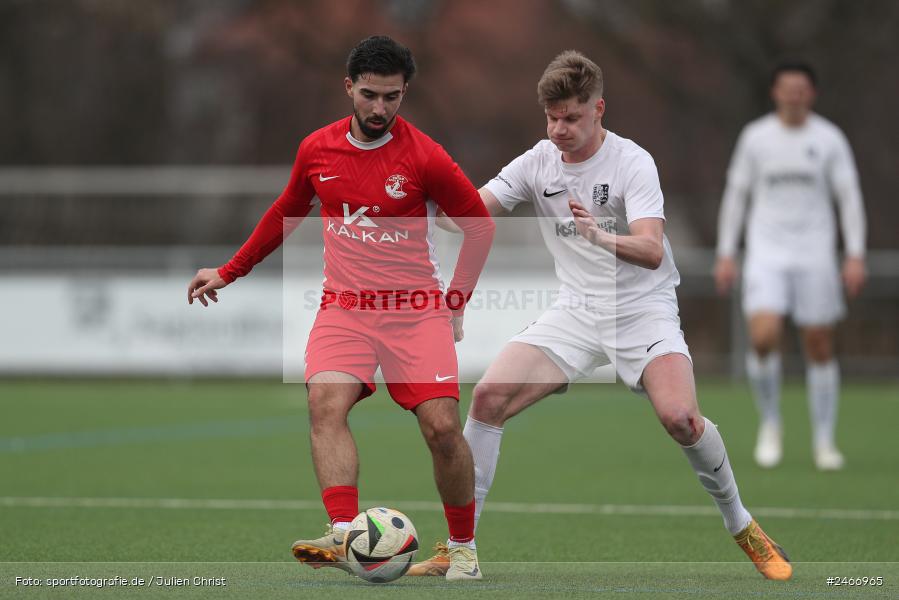 sport, action, TSV Karlburg, TSV, Sportgelände am Schönbusch, SVV, SV Vatan Spor Aschaffenburg, Landesliga Nordwest, Fussball, Bayernliga Nord, BFV, Aschaffenburg, 22.02.2025 - Bild-ID: 2466965