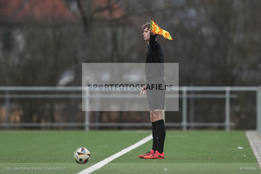 sport, action, TSV Karlburg, TSV, Sportgelände am Schönbusch, SVV, SV Vatan Spor Aschaffenburg, Landesliga Nordwest, Fussball, Bayernliga Nord, BFV, Aschaffenburg, 22.02.2025 - Bild-ID: 2466966