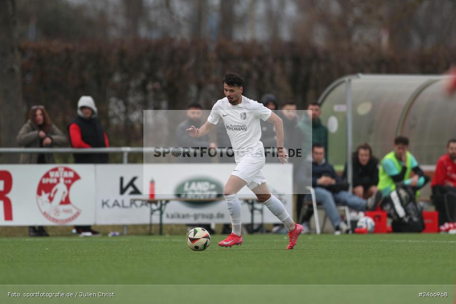 sport, action, TSV Karlburg, TSV, Sportgelände am Schönbusch, SVV, SV Vatan Spor Aschaffenburg, Landesliga Nordwest, Fussball, Bayernliga Nord, BFV, Aschaffenburg, 22.02.2025 - Bild-ID: 2466968