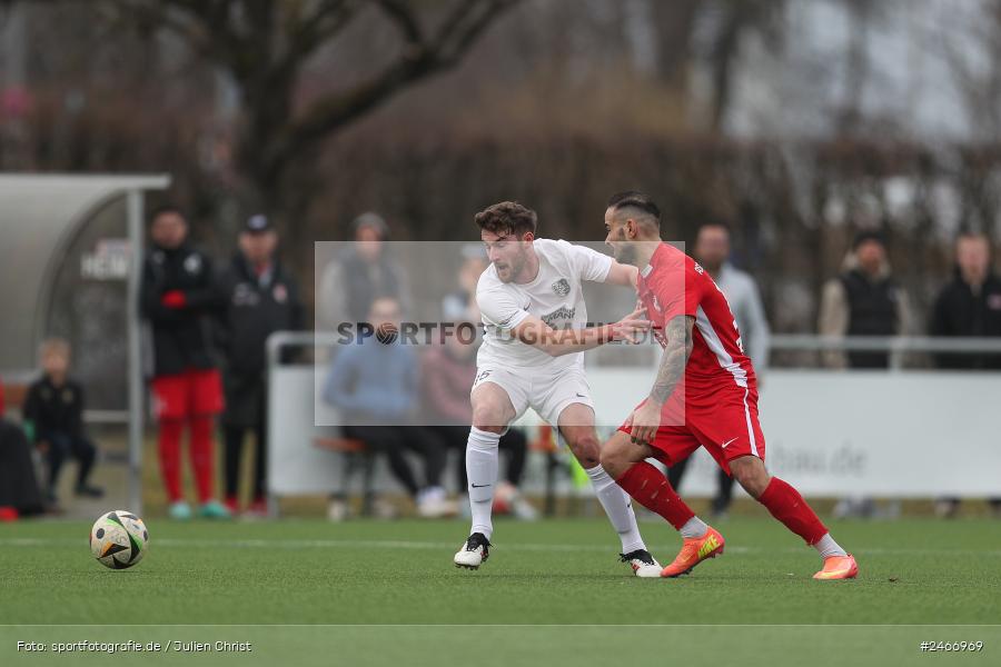 sport, action, TSV Karlburg, TSV, Sportgelände am Schönbusch, SVV, SV Vatan Spor Aschaffenburg, Landesliga Nordwest, Fussball, Bayernliga Nord, BFV, Aschaffenburg, 22.02.2025 - Bild-ID: 2466969