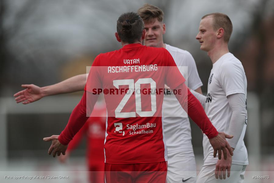 sport, action, TSV Karlburg, TSV, Sportgelände am Schönbusch, SVV, SV Vatan Spor Aschaffenburg, Landesliga Nordwest, Fussball, Bayernliga Nord, BFV, Aschaffenburg, 22.02.2025 - Bild-ID: 2466973