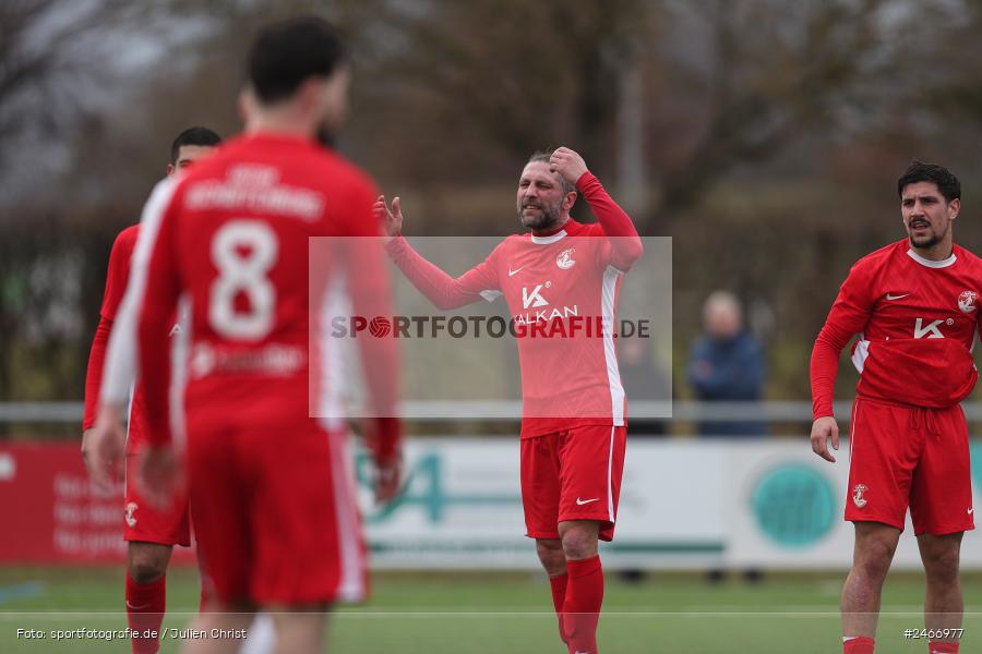 sport, action, TSV Karlburg, TSV, Sportgelände am Schönbusch, SVV, SV Vatan Spor Aschaffenburg, Landesliga Nordwest, Fussball, Bayernliga Nord, BFV, Aschaffenburg, 22.02.2025 - Bild-ID: 2466977