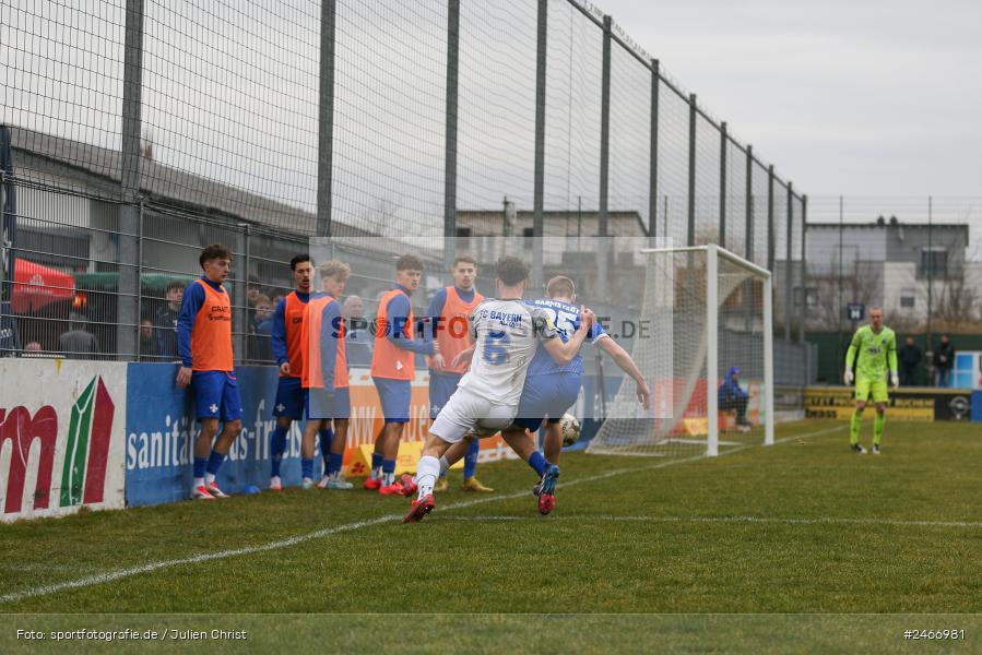 sport, action, SVD, SV Darmstadt 98 (U21), Mairec-Arena, Lotto Hessenliga, HFV, Fussball, FCB, FC Bayern Alzenau, Alzenau, 22.02.2025 - Bild-ID: 2466981