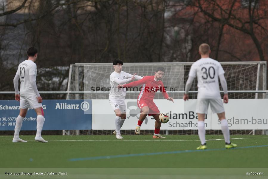sport, action, TSV Karlburg, TSV, Sportgelände am Schönbusch, SVV, SV Vatan Spor Aschaffenburg, Landesliga Nordwest, Fussball, Bayernliga Nord, BFV, Aschaffenburg, 22.02.2025 - Bild-ID: 2466994