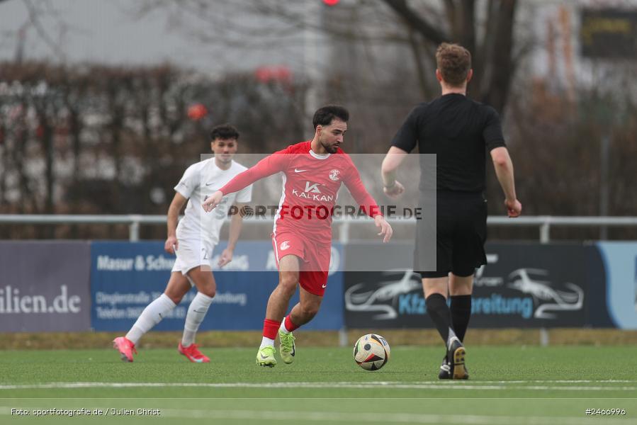 sport, action, TSV Karlburg, TSV, Sportgelände am Schönbusch, SVV, SV Vatan Spor Aschaffenburg, Landesliga Nordwest, Fussball, Bayernliga Nord, BFV, Aschaffenburg, 22.02.2025 - Bild-ID: 2466996