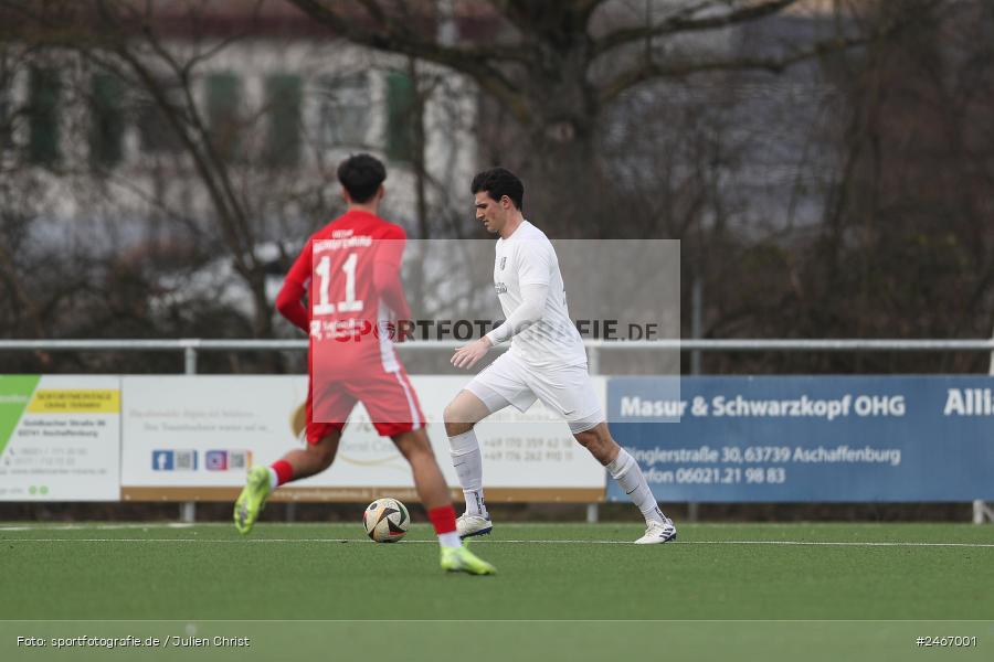 sport, action, TSV Karlburg, TSV, Sportgelände am Schönbusch, SVV, SV Vatan Spor Aschaffenburg, Landesliga Nordwest, Fussball, Bayernliga Nord, BFV, Aschaffenburg, 22.02.2025 - Bild-ID: 2467001