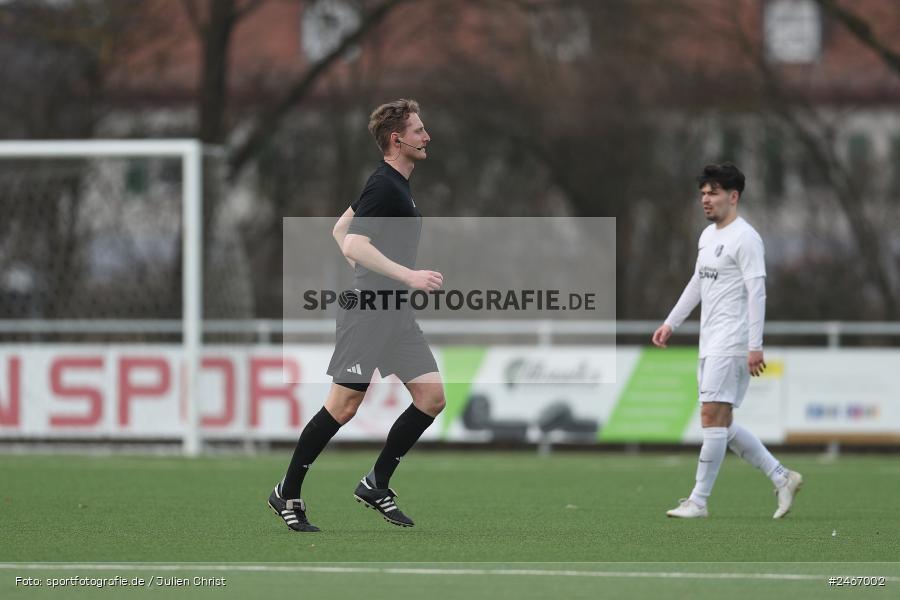 sport, action, TSV Karlburg, TSV, Sportgelände am Schönbusch, SVV, SV Vatan Spor Aschaffenburg, Landesliga Nordwest, Fussball, Bayernliga Nord, BFV, Aschaffenburg, 22.02.2025 - Bild-ID: 2467002