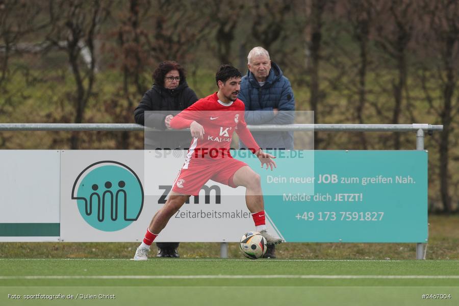 sport, action, TSV Karlburg, TSV, Sportgelände am Schönbusch, SVV, SV Vatan Spor Aschaffenburg, Landesliga Nordwest, Fussball, Bayernliga Nord, BFV, Aschaffenburg, 22.02.2025 - Bild-ID: 2467004