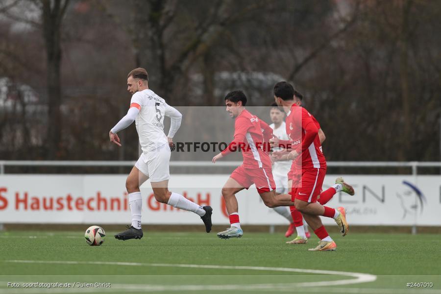 sport, action, TSV Karlburg, TSV, Sportgelände am Schönbusch, SVV, SV Vatan Spor Aschaffenburg, Landesliga Nordwest, Fussball, Bayernliga Nord, BFV, Aschaffenburg, 22.02.2025 - Bild-ID: 2467010