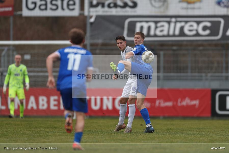 sport, action, SVD, SV Darmstadt 98 (U21), Mairec-Arena, Lotto Hessenliga, HFV, Fussball, FCB, FC Bayern Alzenau, Alzenau, 22.02.2025 - Bild-ID: 2467019