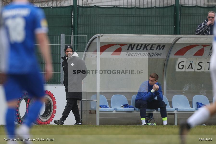 sport, action, SVD, SV Darmstadt 98 (U21), Mairec-Arena, Lotto Hessenliga, HFV, Fussball, FCB, FC Bayern Alzenau, Alzenau, 22.02.2025 - Bild-ID: 2467022