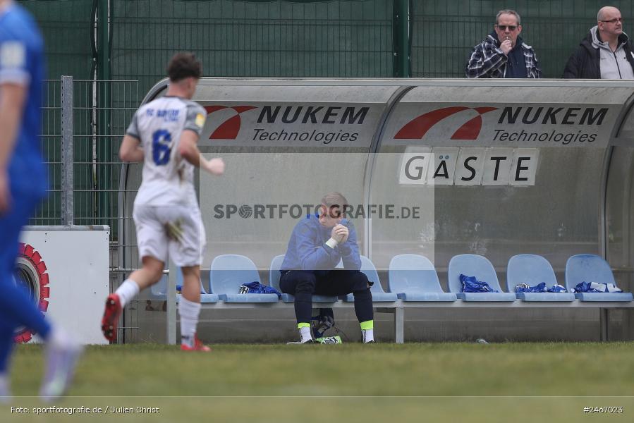 sport, action, SVD, SV Darmstadt 98 (U21), Mairec-Arena, Lotto Hessenliga, HFV, Fussball, FCB, FC Bayern Alzenau, Alzenau, 22.02.2025 - Bild-ID: 2467023