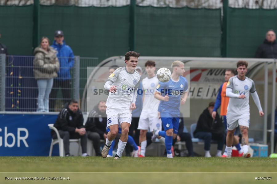 sport, action, SVD, SV Darmstadt 98 (U21), Mairec-Arena, Lotto Hessenliga, HFV, Fussball, FCB, FC Bayern Alzenau, Alzenau, 22.02.2025 - Bild-ID: 2467037