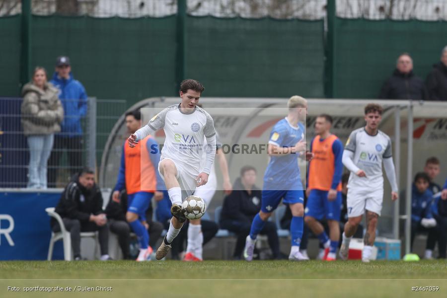 sport, action, SVD, SV Darmstadt 98 (U21), Mairec-Arena, Lotto Hessenliga, HFV, Fussball, FCB, FC Bayern Alzenau, Alzenau, 22.02.2025 - Bild-ID: 2467039