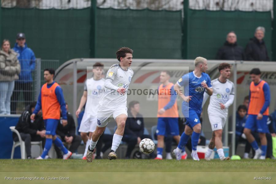 sport, action, SVD, SV Darmstadt 98 (U21), Mairec-Arena, Lotto Hessenliga, HFV, Fussball, FCB, FC Bayern Alzenau, Alzenau, 22.02.2025 - Bild-ID: 2467040