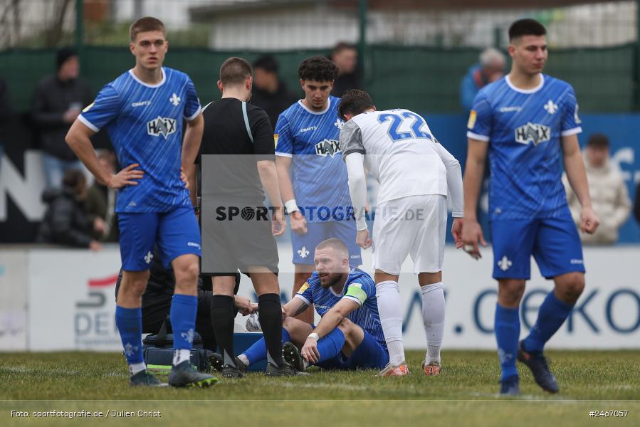 sport, action, SVD, SV Darmstadt 98 (U21), Mairec-Arena, Lotto Hessenliga, HFV, Fussball, FCB, FC Bayern Alzenau, Alzenau, 22.02.2025 - Bild-ID: 2467057