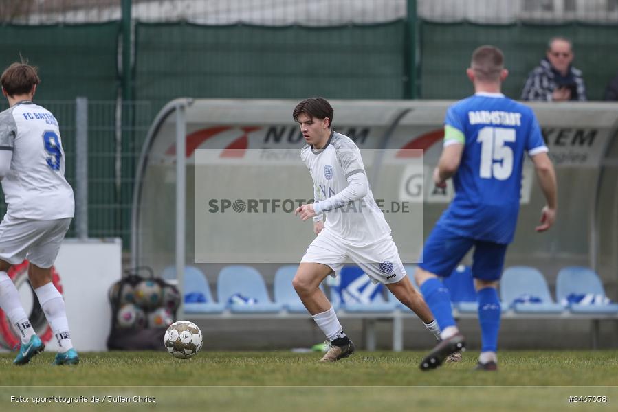 sport, action, SVD, SV Darmstadt 98 (U21), Mairec-Arena, Lotto Hessenliga, HFV, Fussball, FCB, FC Bayern Alzenau, Alzenau, 22.02.2025 - Bild-ID: 2467058