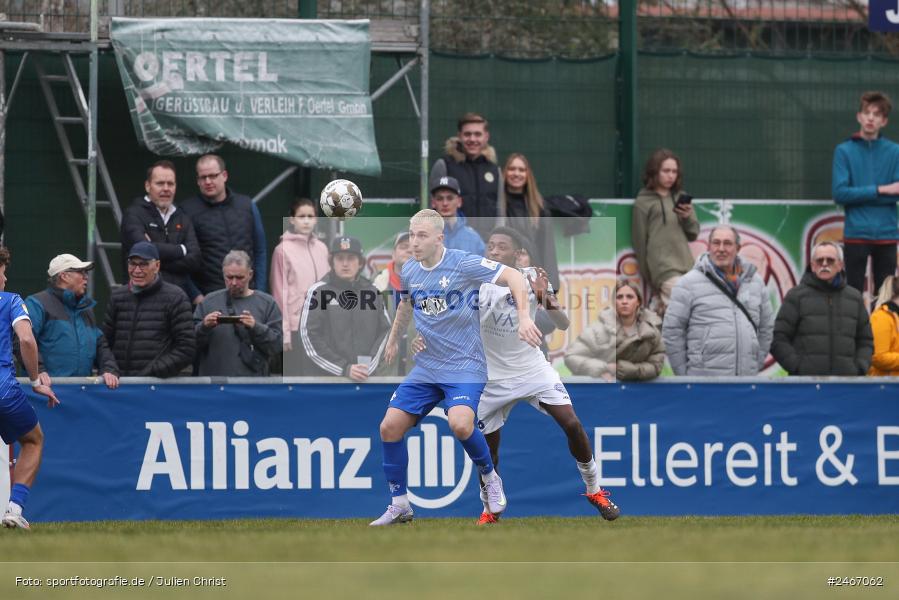 sport, action, SVD, SV Darmstadt 98 (U21), Mairec-Arena, Lotto Hessenliga, HFV, Fussball, FCB, FC Bayern Alzenau, Alzenau, 22.02.2025 - Bild-ID: 2467062