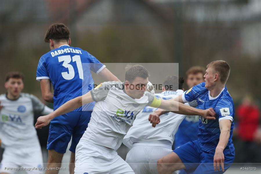 sport, action, SVD, SV Darmstadt 98 (U21), Mairec-Arena, Lotto Hessenliga, HFV, Fussball, FCB, FC Bayern Alzenau, Alzenau, 22.02.2025 - Bild-ID: 2467070