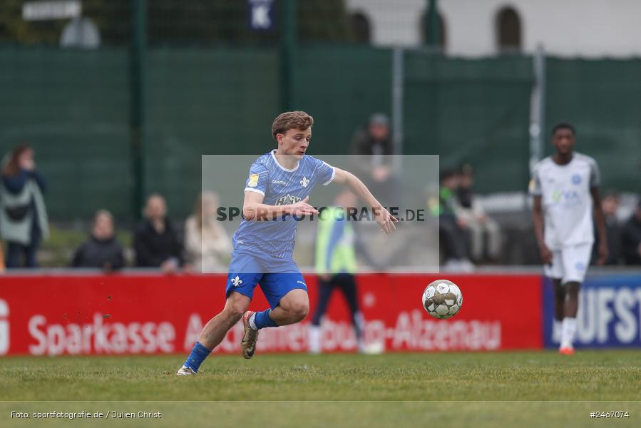 sport, action, SVD, SV Darmstadt 98 (U21), Mairec-Arena, Lotto Hessenliga, HFV, Fussball, FCB, FC Bayern Alzenau, Alzenau, 22.02.2025 - Bild-ID: 2467074