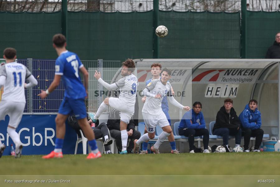 sport, action, SVD, SV Darmstadt 98 (U21), Mairec-Arena, Lotto Hessenliga, HFV, Fussball, FCB, FC Bayern Alzenau, Alzenau, 22.02.2025 - Bild-ID: 2467075