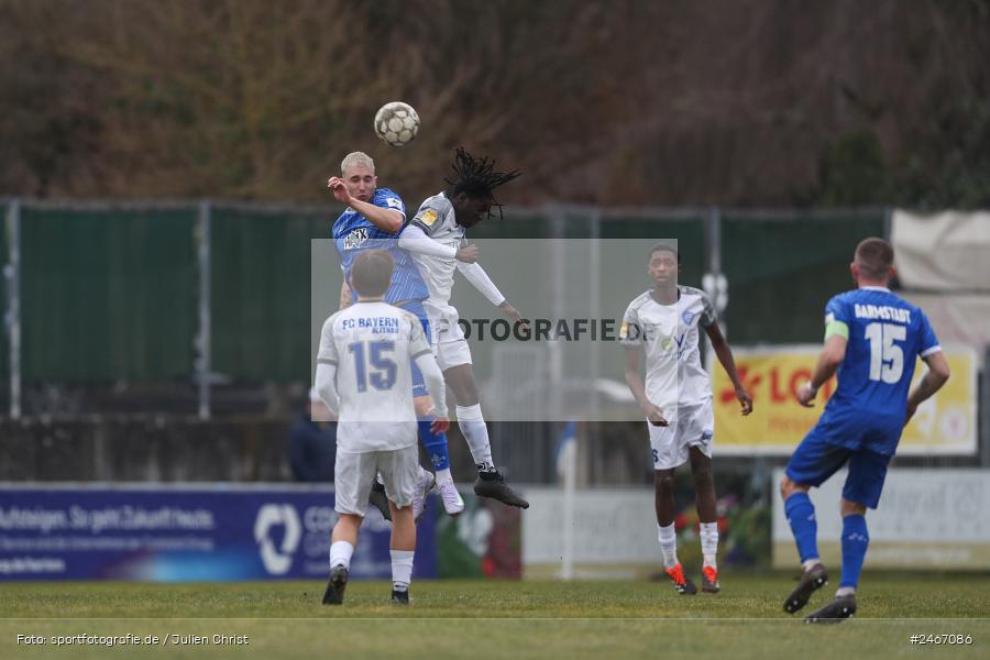 sport, action, SVD, SV Darmstadt 98 (U21), Mairec-Arena, Lotto Hessenliga, HFV, Fussball, FCB, FC Bayern Alzenau, Alzenau, 22.02.2025 - Bild-ID: 2467086