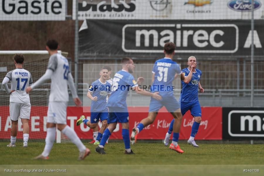sport, action, SVD, SV Darmstadt 98 (U21), Mairec-Arena, Lotto Hessenliga, HFV, Fussball, FCB, FC Bayern Alzenau, Alzenau, 22.02.2025 - Bild-ID: 2467108