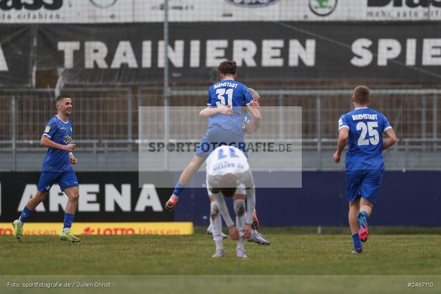 sport, action, SVD, SV Darmstadt 98 (U21), Mairec-Arena, Lotto Hessenliga, HFV, Fussball, FCB, FC Bayern Alzenau, Alzenau, 22.02.2025 - Bild-ID: 2467110