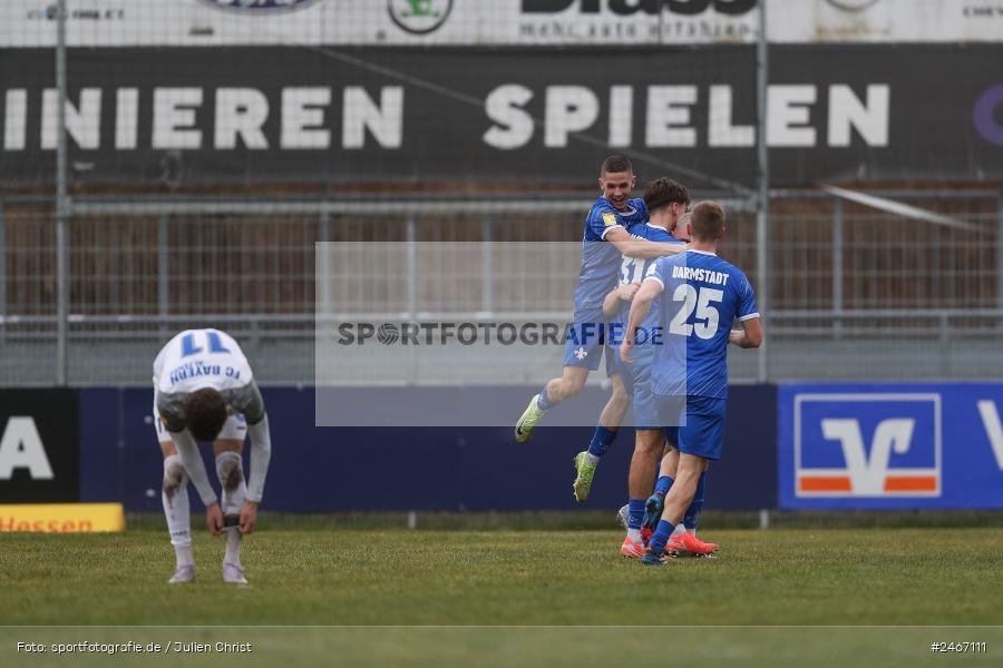 sport, action, SVD, SV Darmstadt 98 (U21), Mairec-Arena, Lotto Hessenliga, HFV, Fussball, FCB, FC Bayern Alzenau, Alzenau, 22.02.2025 - Bild-ID: 2467111