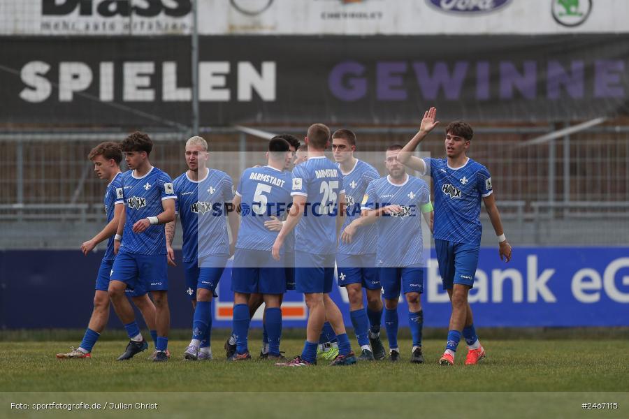 sport, action, SVD, SV Darmstadt 98 (U21), Mairec-Arena, Lotto Hessenliga, HFV, Fussball, FCB, FC Bayern Alzenau, Alzenau, 22.02.2025 - Bild-ID: 2467115