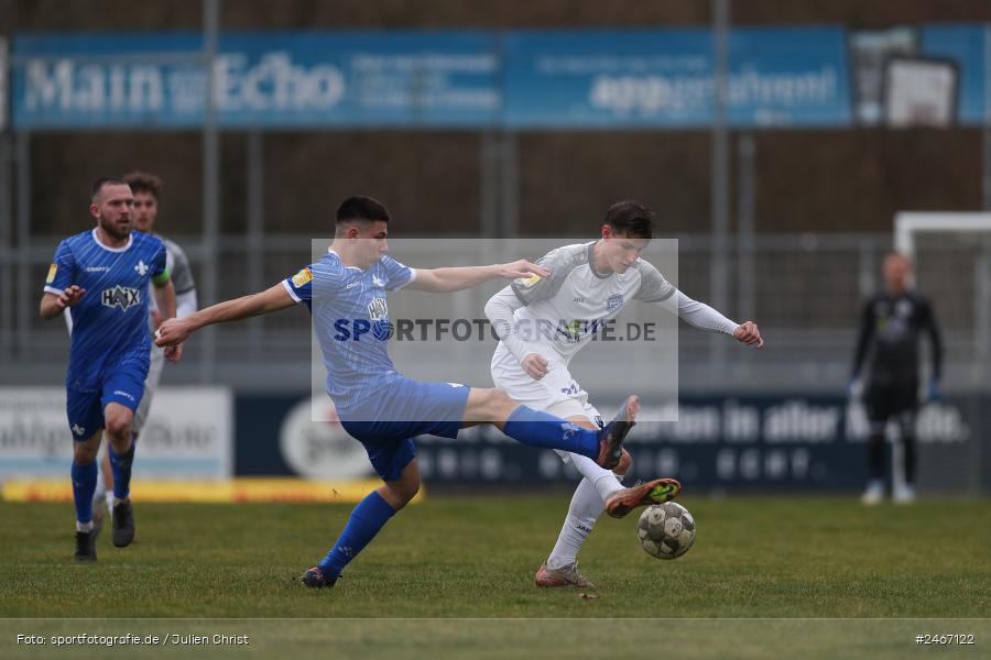 sport, action, SVD, SV Darmstadt 98 (U21), Mairec-Arena, Lotto Hessenliga, HFV, Fussball, FCB, FC Bayern Alzenau, Alzenau, 22.02.2025 - Bild-ID: 2467122