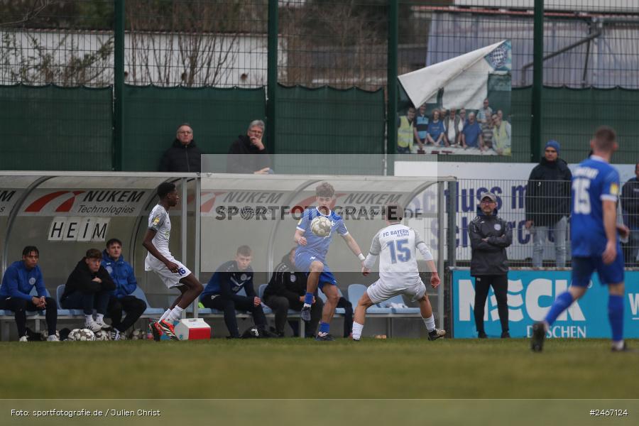 sport, action, SVD, SV Darmstadt 98 (U21), Mairec-Arena, Lotto Hessenliga, HFV, Fussball, FCB, FC Bayern Alzenau, Alzenau, 22.02.2025 - Bild-ID: 2467124