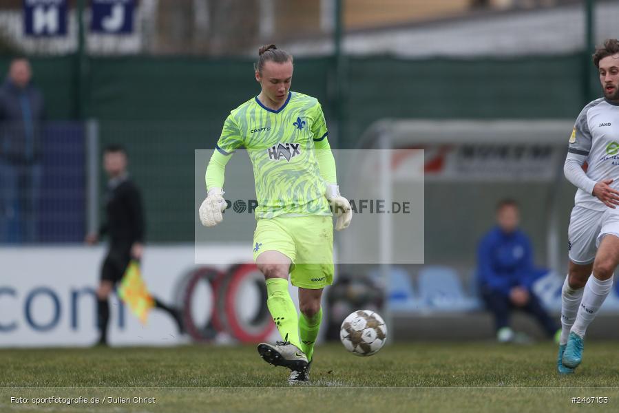 sport, action, SVD, SV Darmstadt 98 (U21), Mairec-Arena, Lotto Hessenliga, HFV, Fussball, FCB, FC Bayern Alzenau, Alzenau, 22.02.2025 - Bild-ID: 2467153